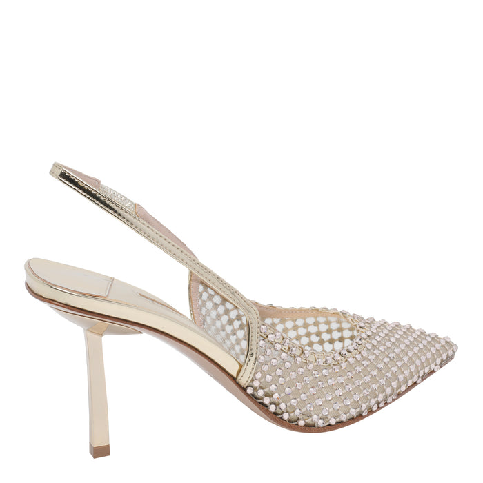 Le Silla With Heel Silver