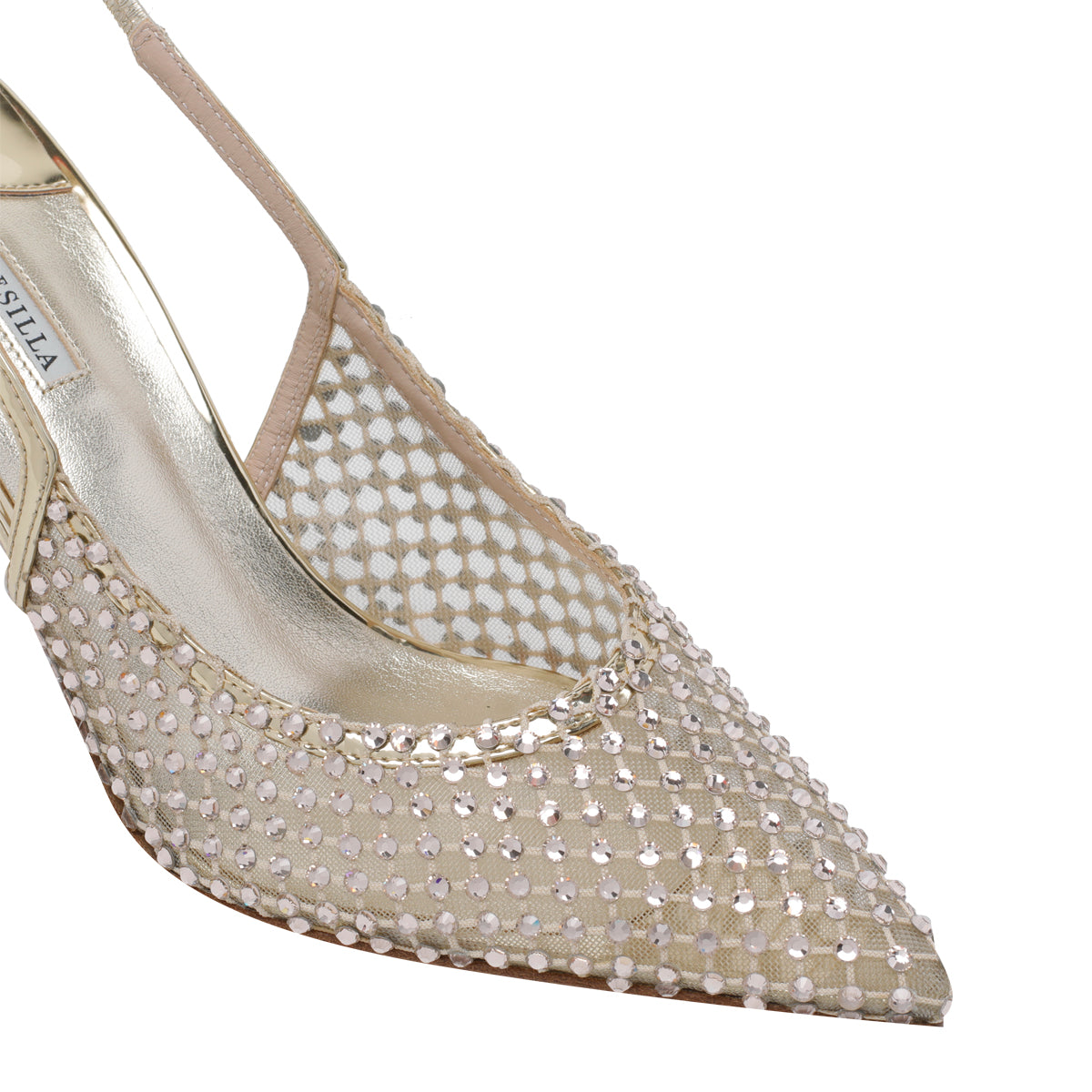 Le Silla With Heel Silver
