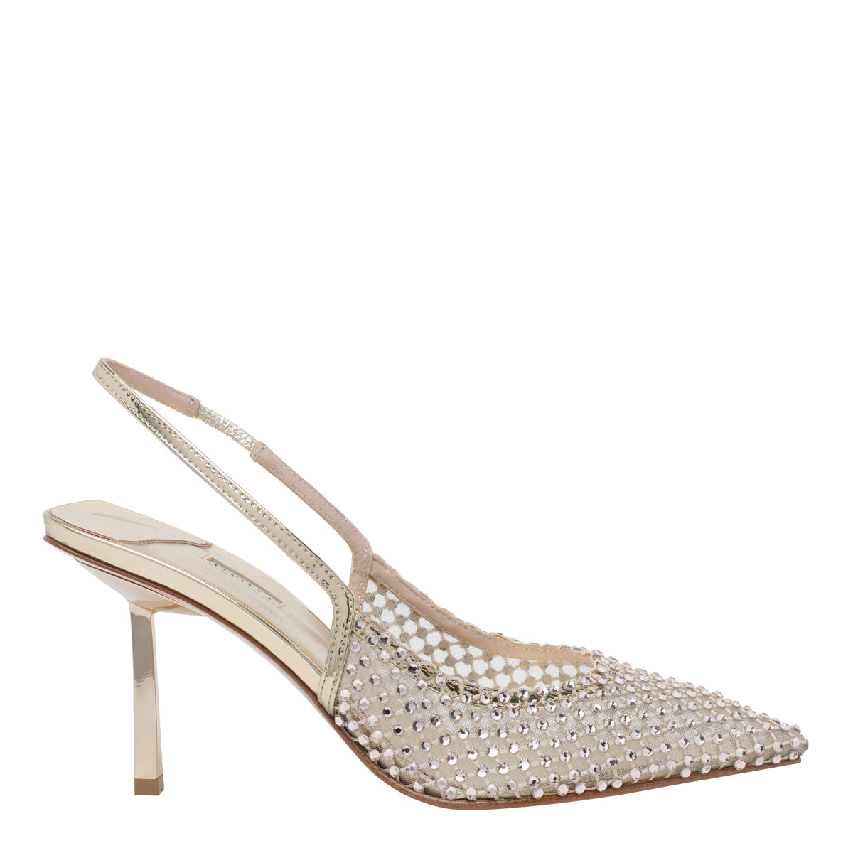 Le Silla With Heel Silver