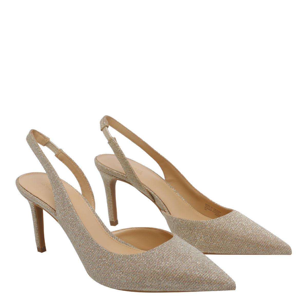 Michael Kors With Heel Golden Fabric/rubber Sole