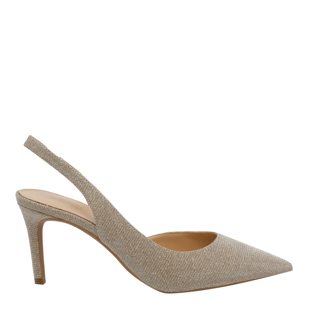 Michael Kors With Heel Golden Fabric/rubber Sole