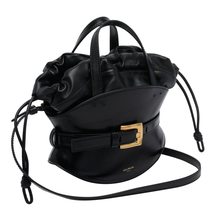 Balmain Bags Black Calf Leather