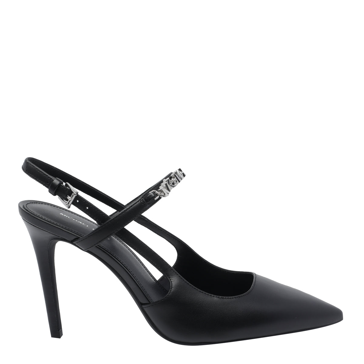 Michael Kors With Heel Black Calf Leather/rubber Sole