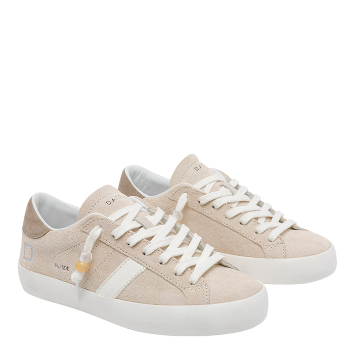 D.A.T.E. Sneakers Beige Suede Leather/rubber Sole