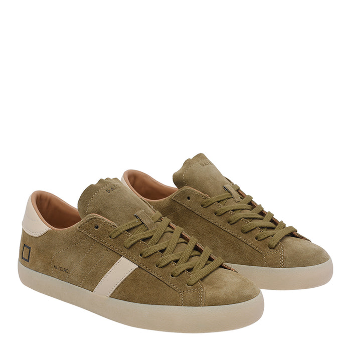 D.A.T.E. Sneakers Green Suede Leather/rubber Sole