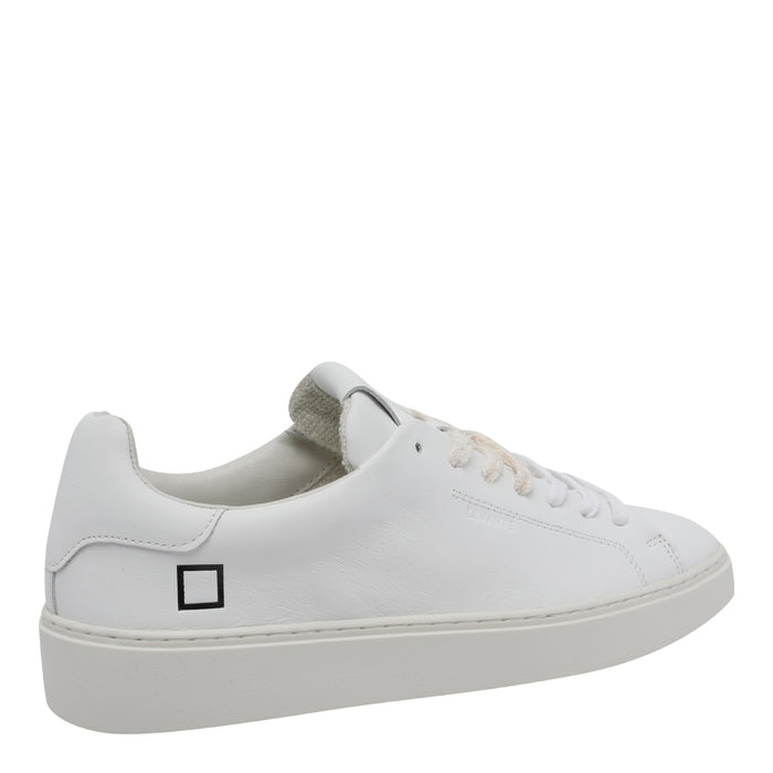D.A.T.E. Sneakers White Calf Leather/rubber Sole