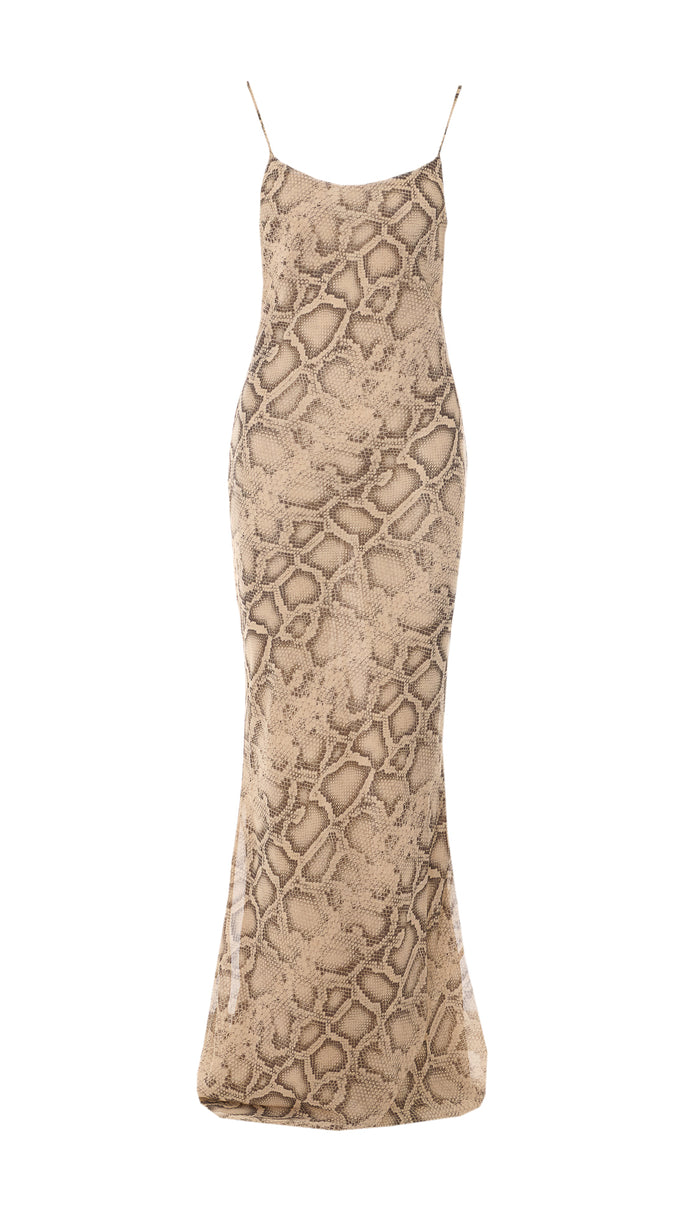 THE ANDAMANE Dresses Beige Polyester