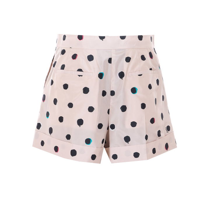 Fendi Shorts White Silk