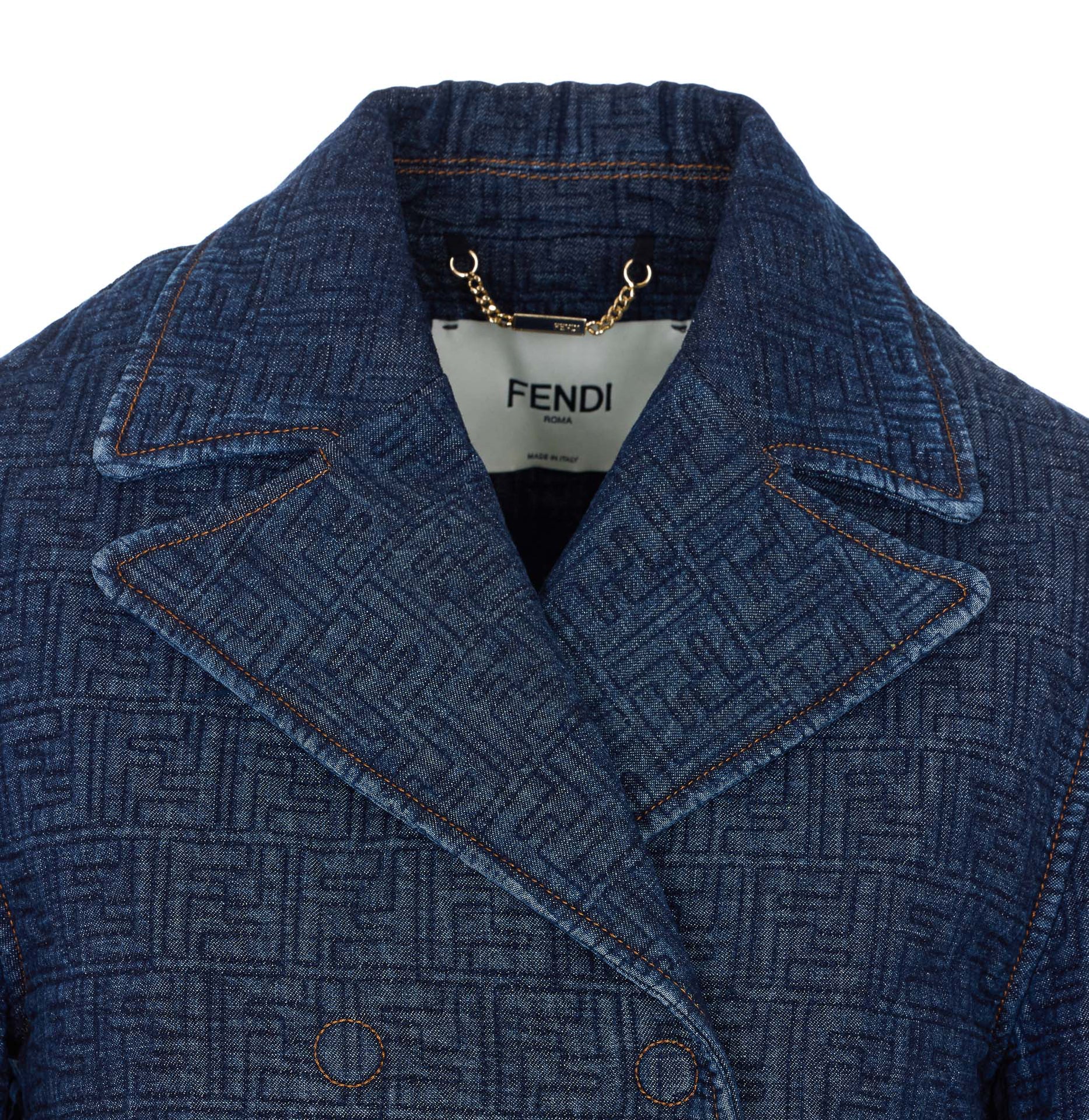 Fendi Shirts Blue Cotton