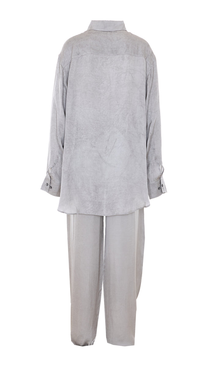 THE ANDAMANE Shirts Grey Viscose