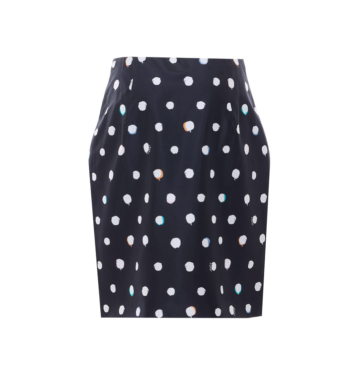 Fendi Skirts Black Silk