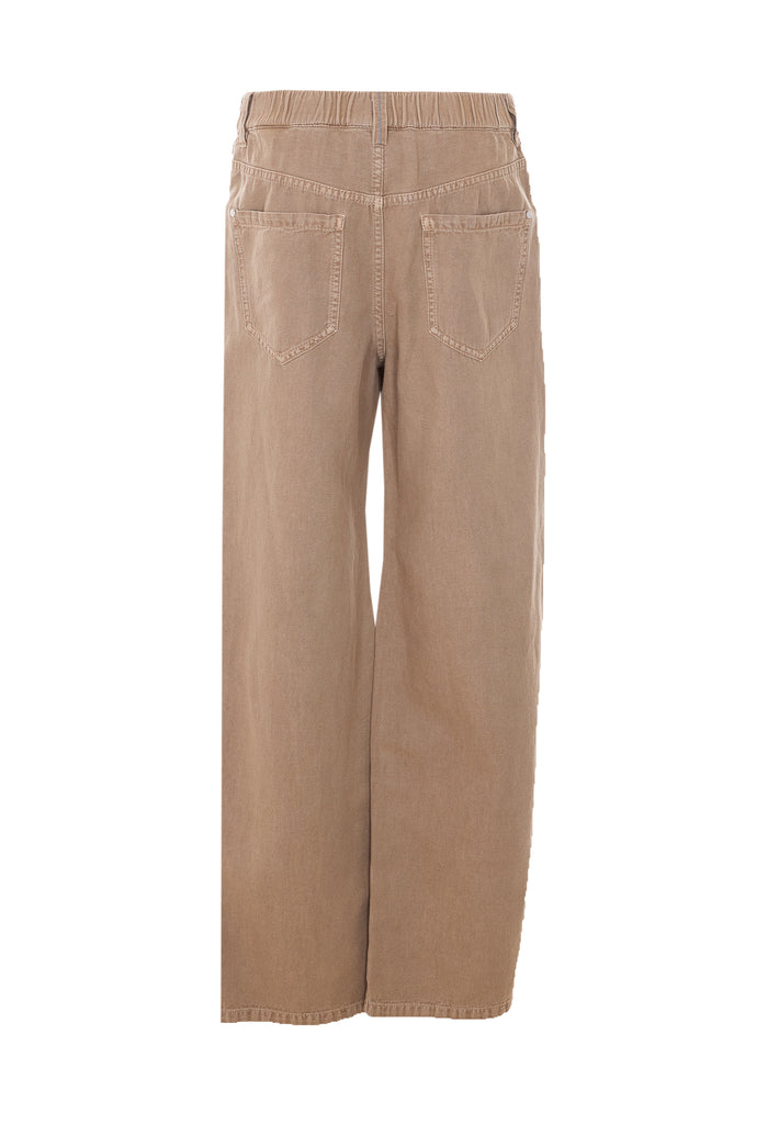 Brunello Cucinelli Trousers Beige Cotton