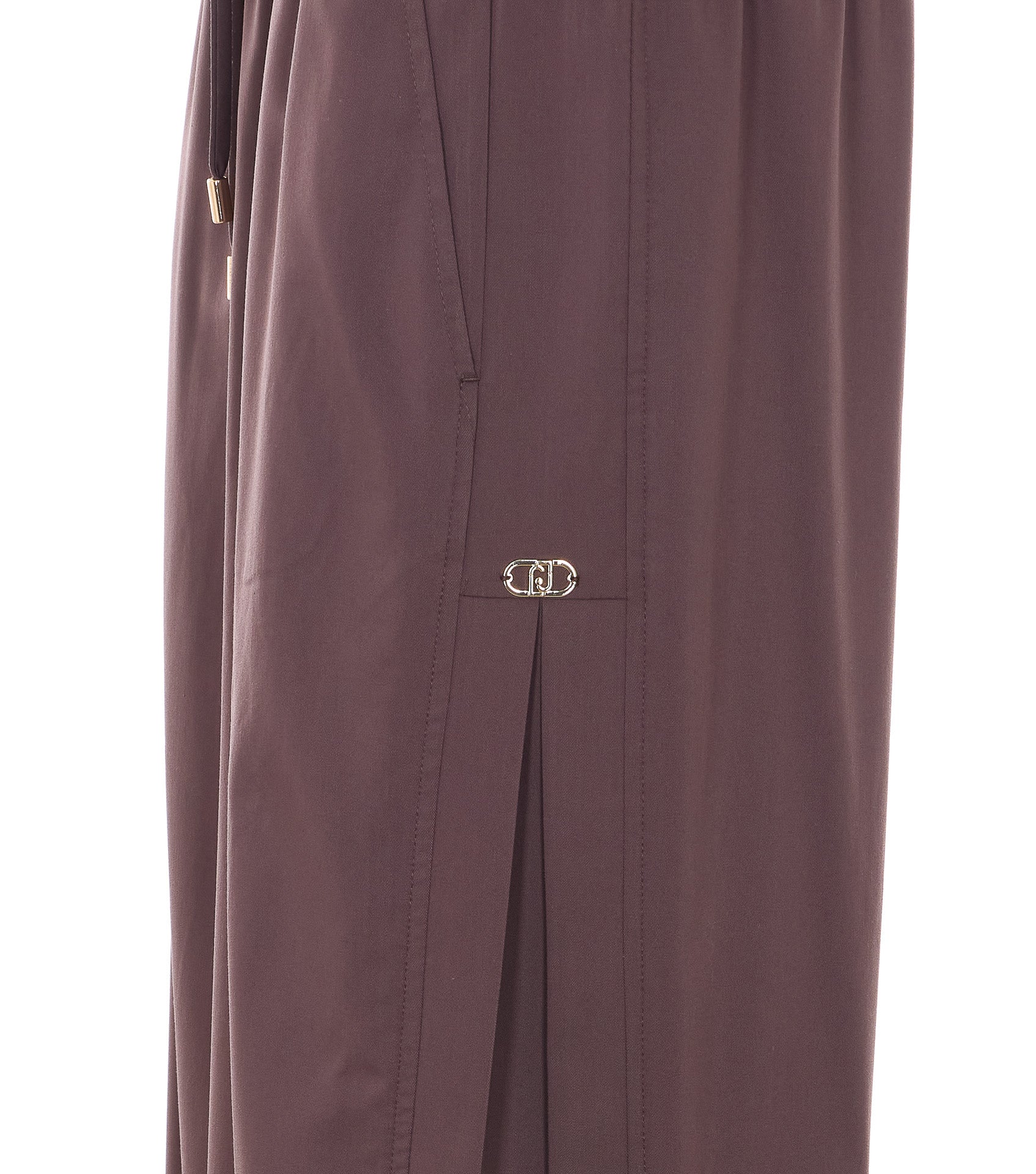 Liu Jo Trousers Brown Polyester