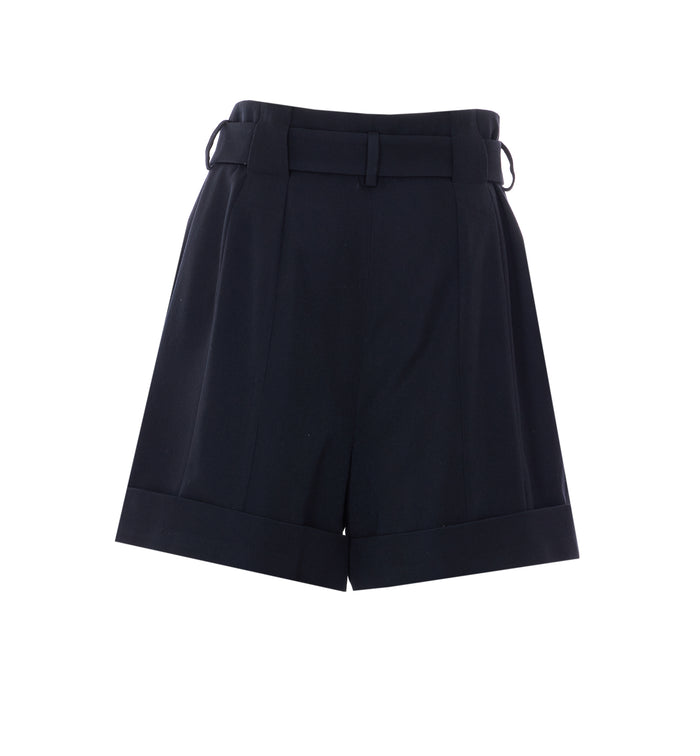Balmain Shorts Black Virgin Wool