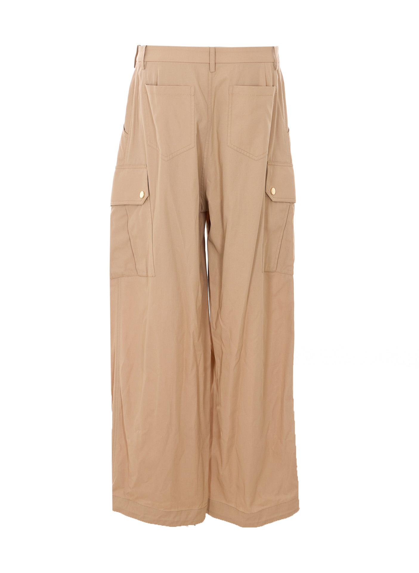 Pinko Trousers Beige Cotton