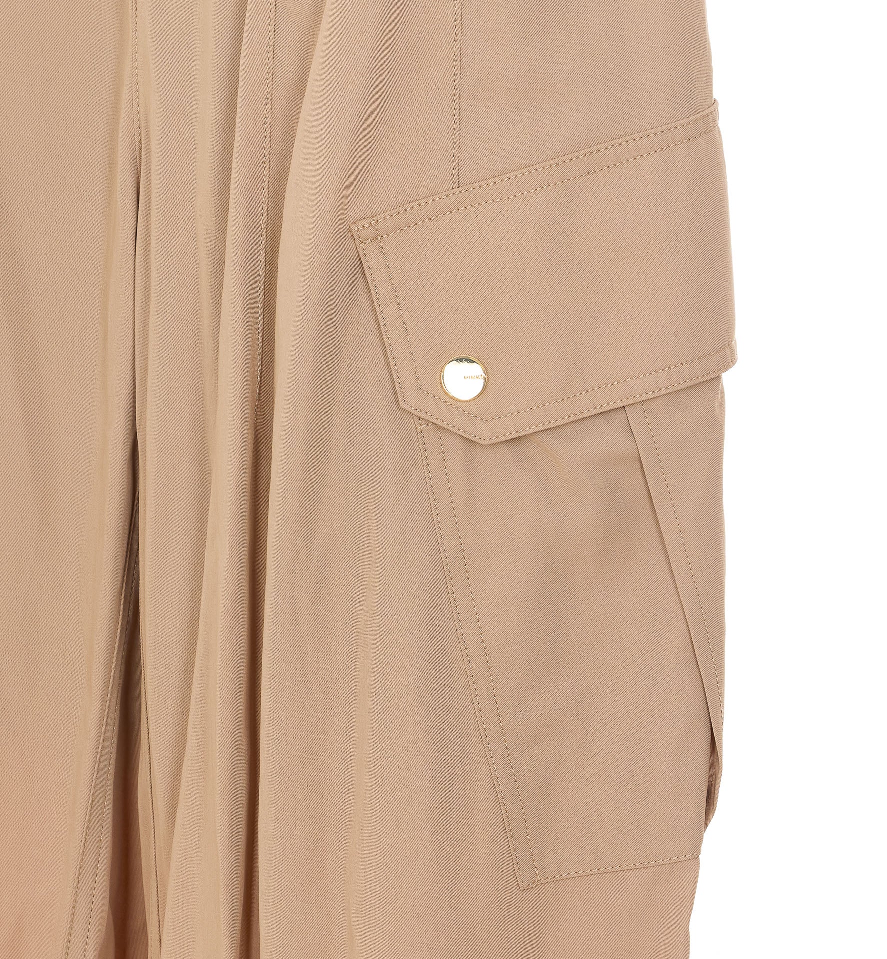 Pinko Trousers Beige Cotton