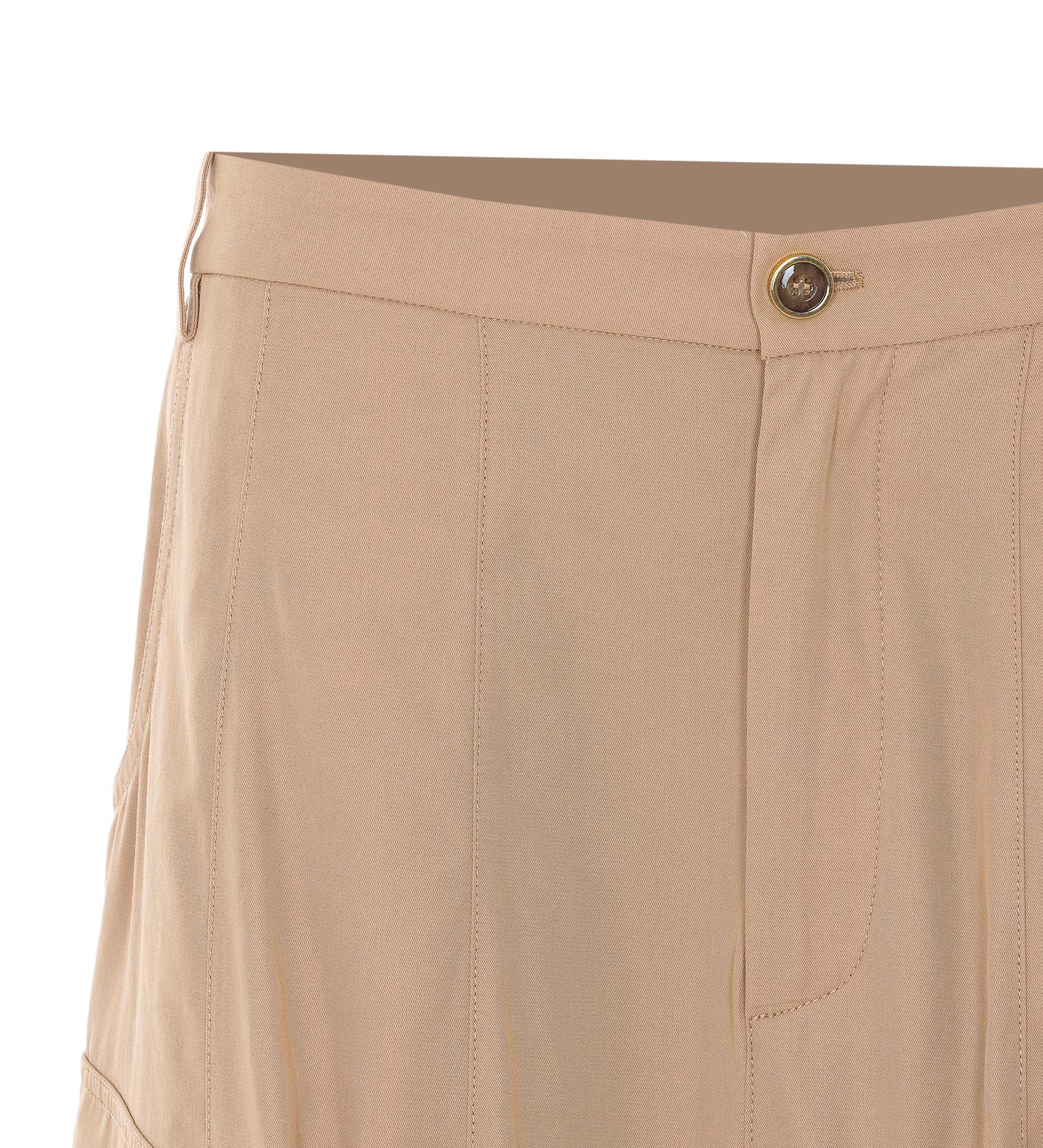Pinko Trousers Beige Cotton