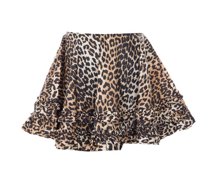 GANNI Skirts Beige Polyamide