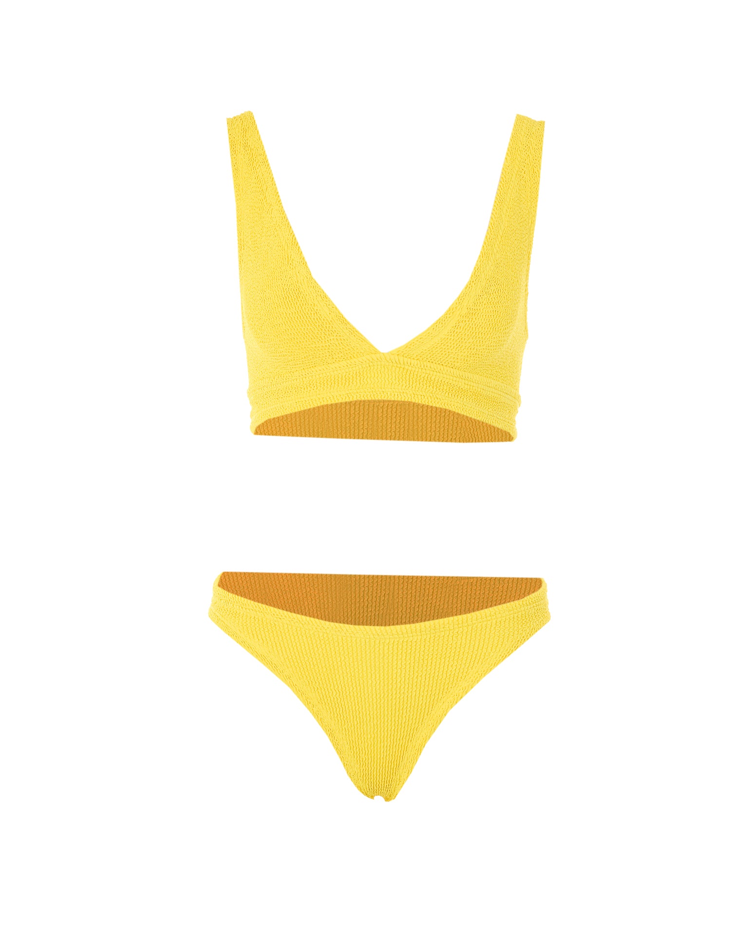 HUNZA G LONDON Sea clothing Yellow Polyamide