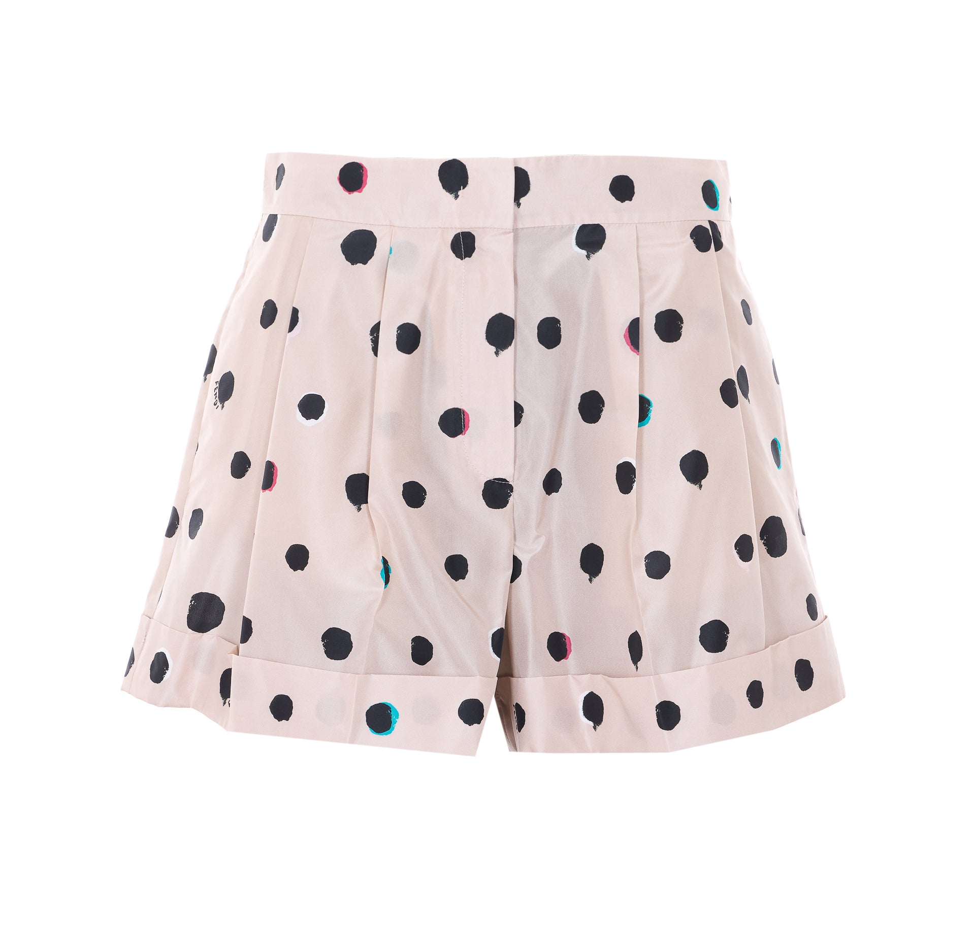 Fendi Shorts White Silk