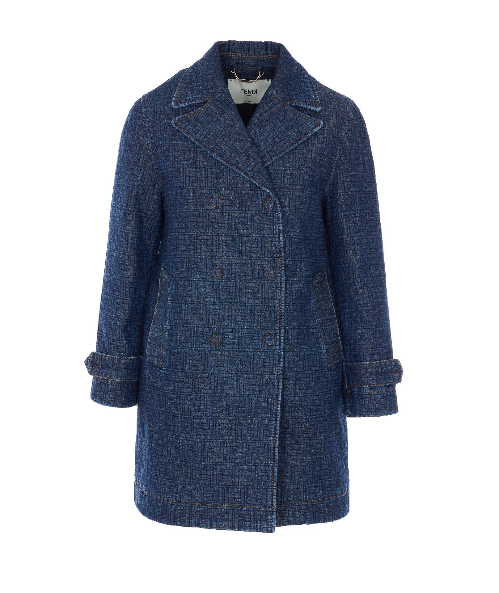 Fendi Shirts Blue Cotton