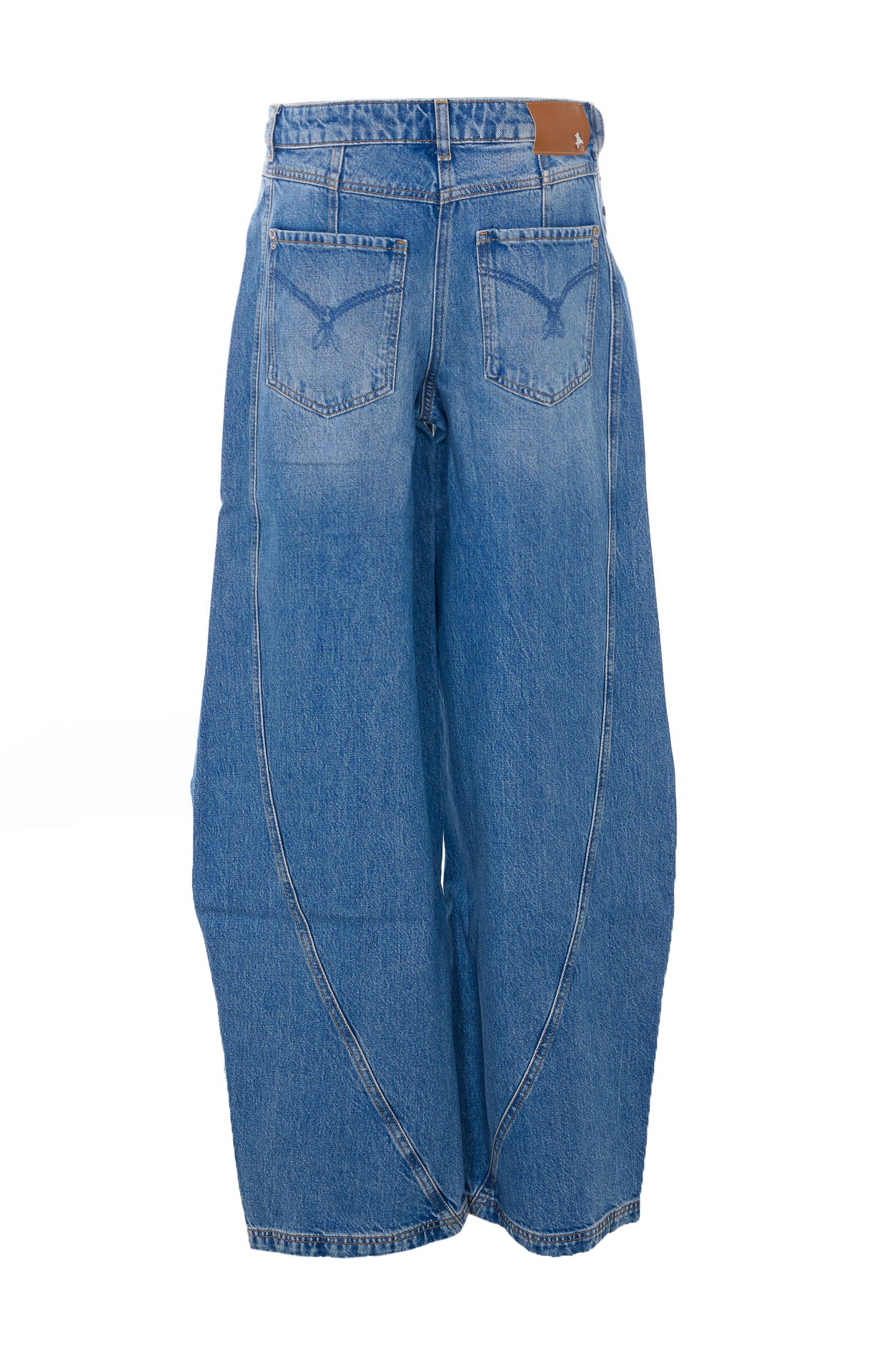 Patrizia Pepe Trousers Blue Cotton