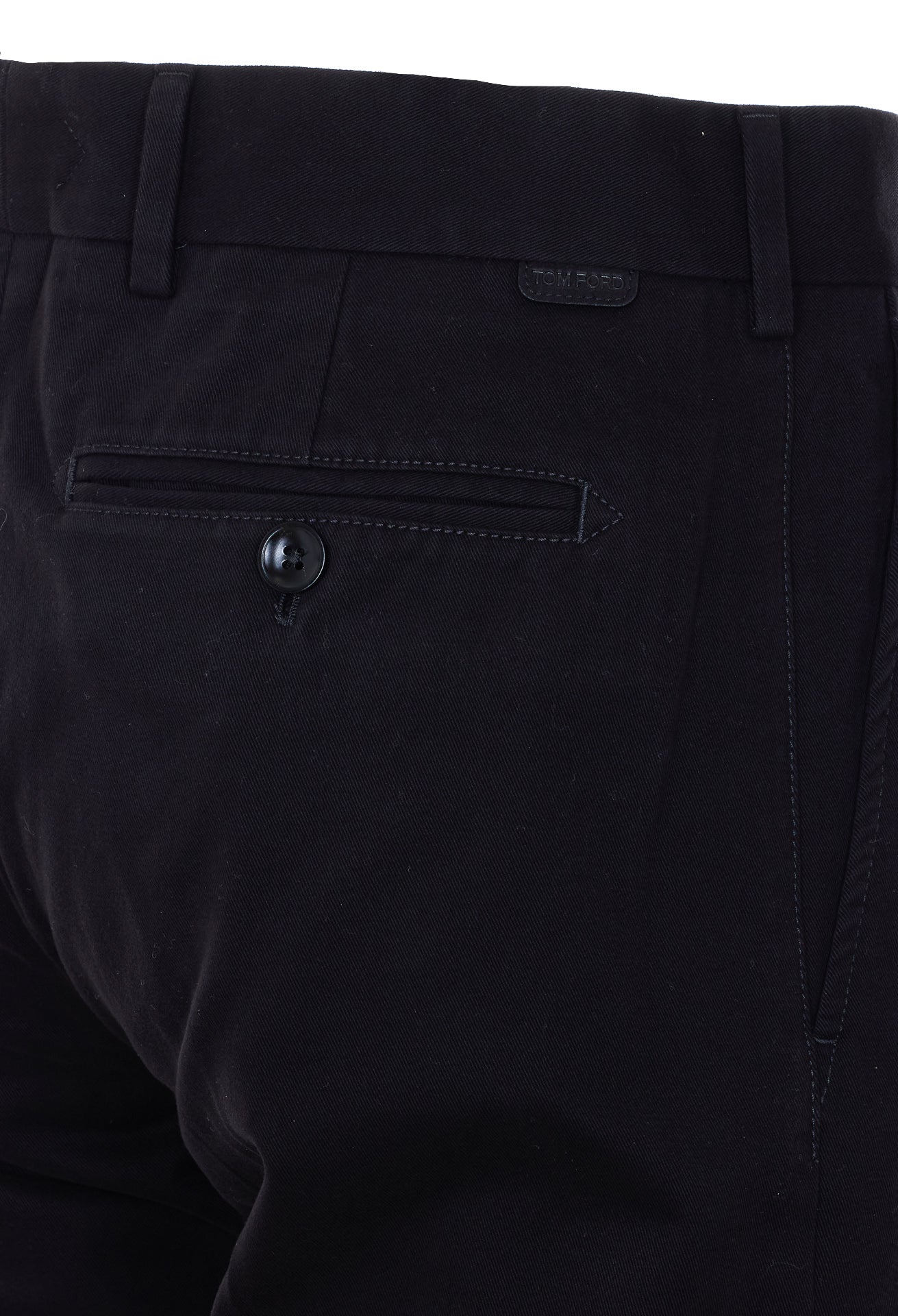 Tom Ford Trousers Black Cotton