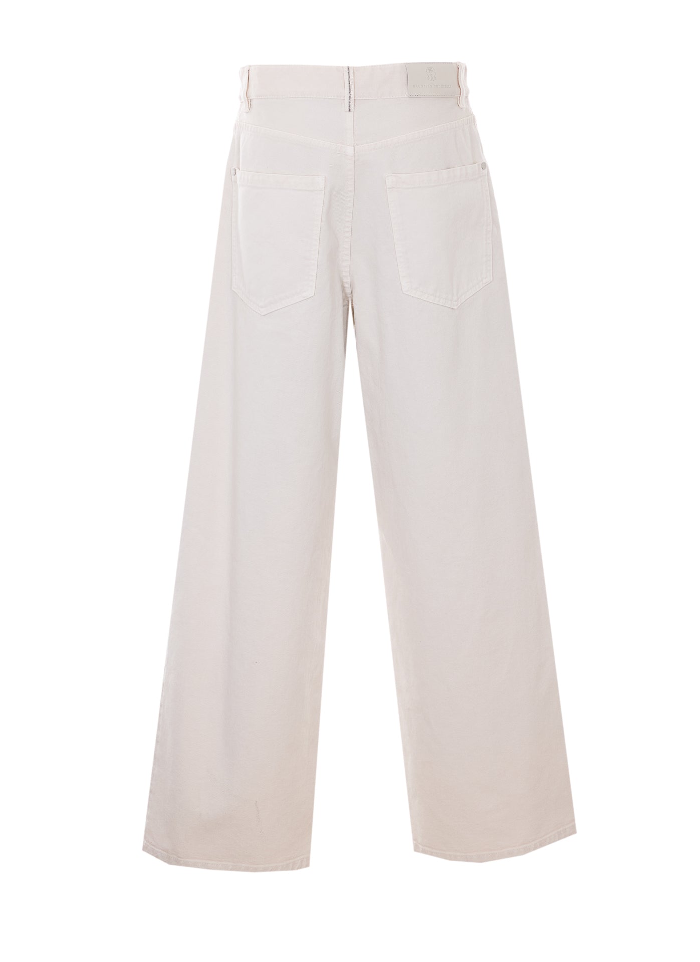 Brunello Cucinelli Trousers White Cotton