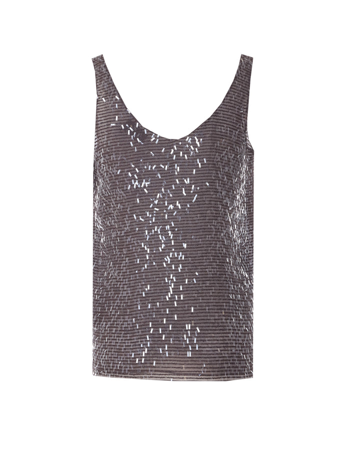 Brunello Cucinelli Top Brown Silk