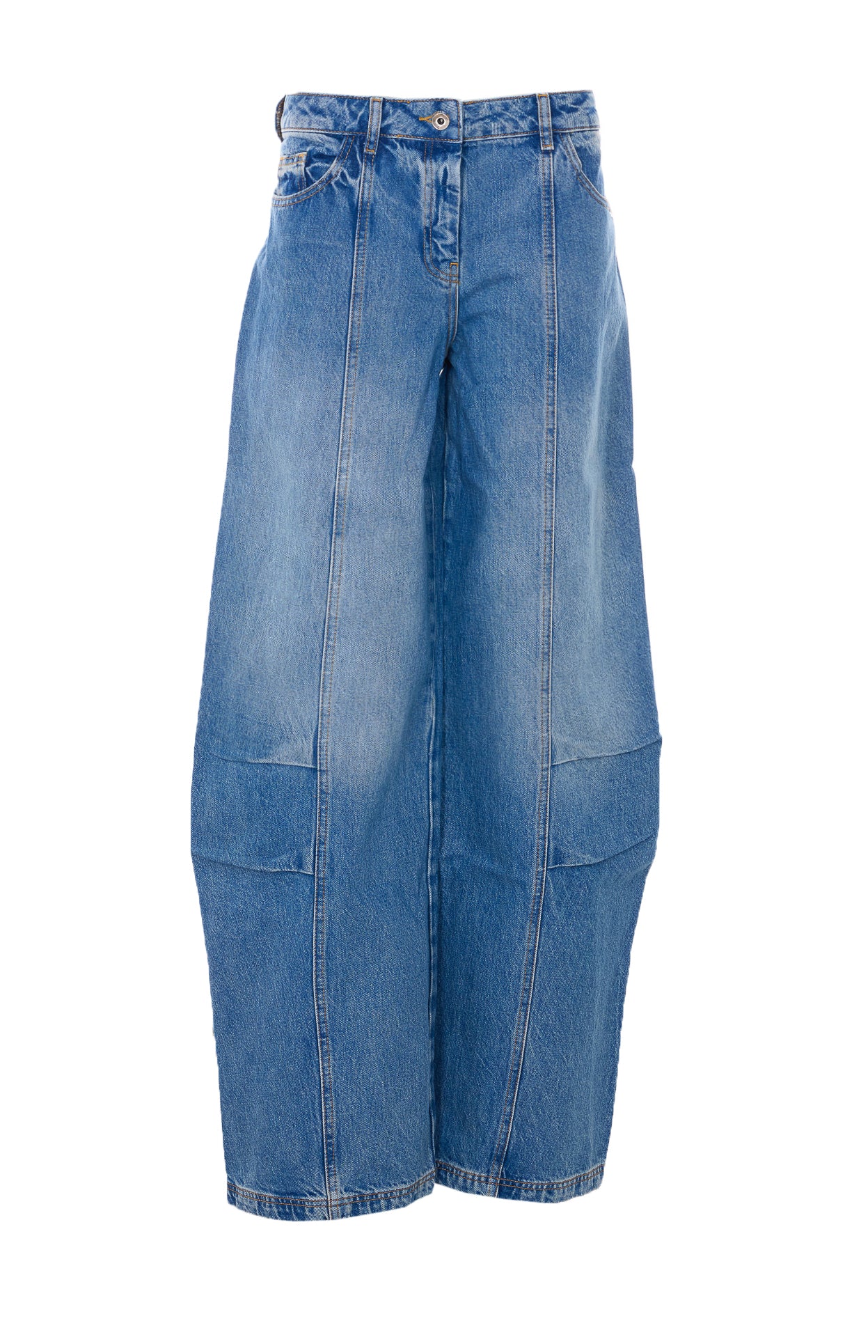 Patrizia Pepe Trousers Blue Cotton