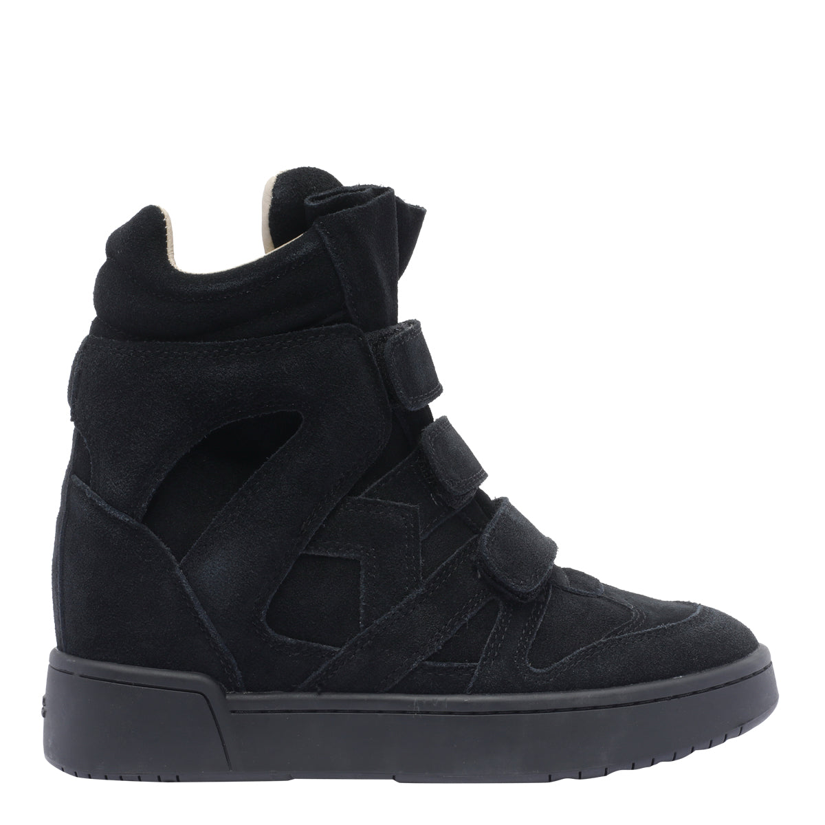 Isabel Marant Sneakers Black Suede Leather/rubber Sole