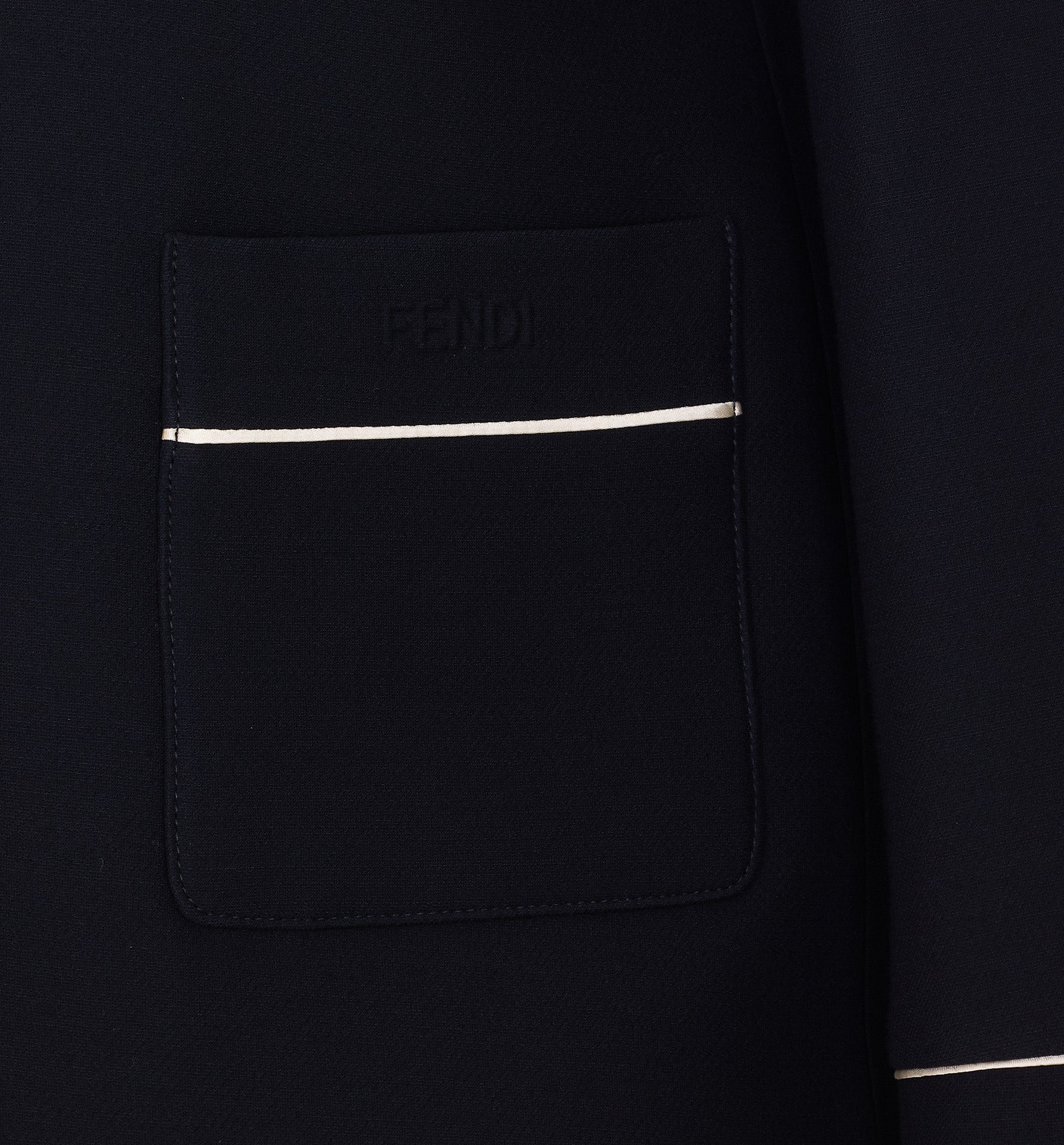 Fendi Jackets Black Wool