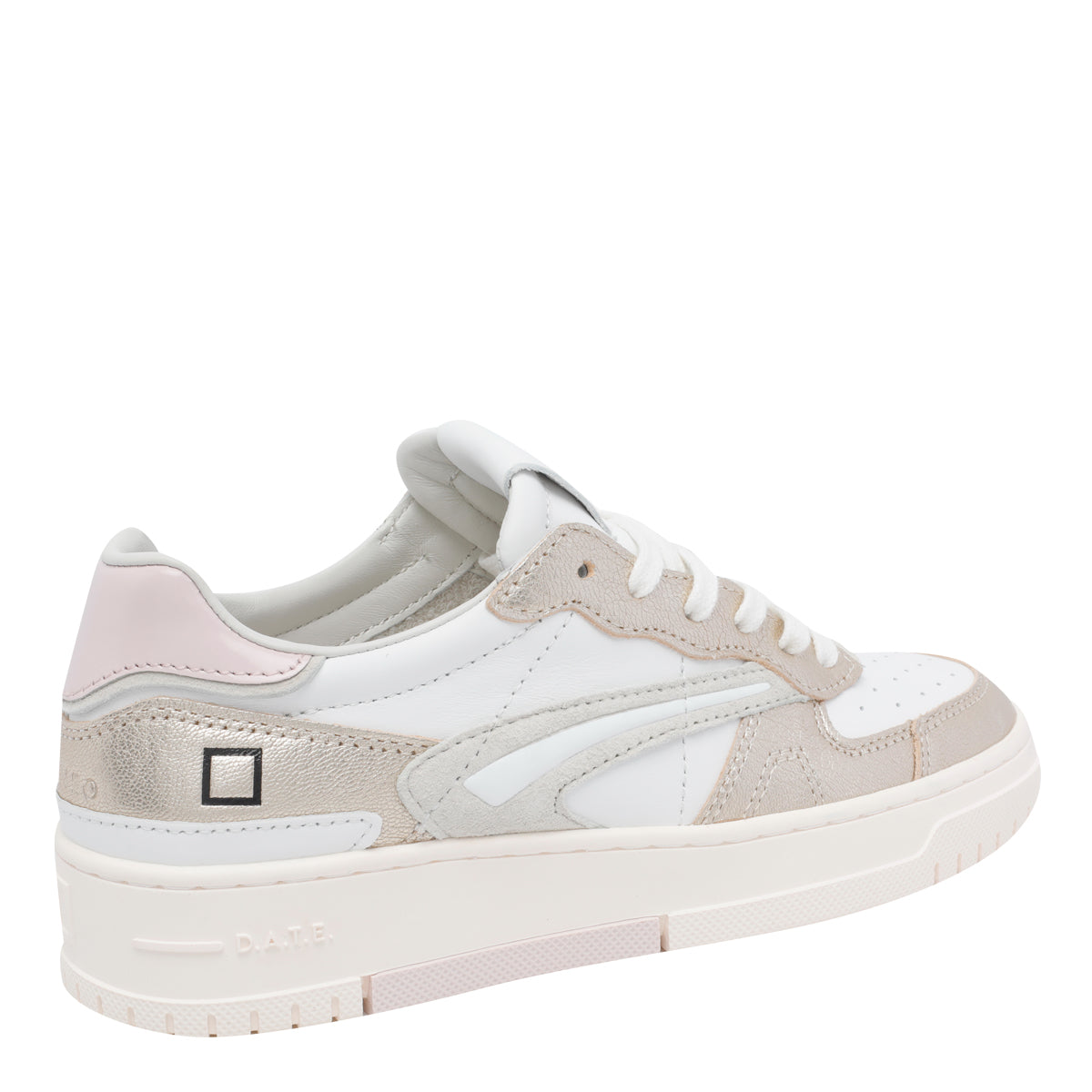 D.A.T.E. Sneakers White Leather / Rubber Sole