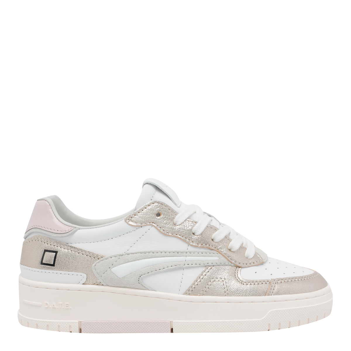 D.A.T.E. Sneakers White Leather / Rubber Sole