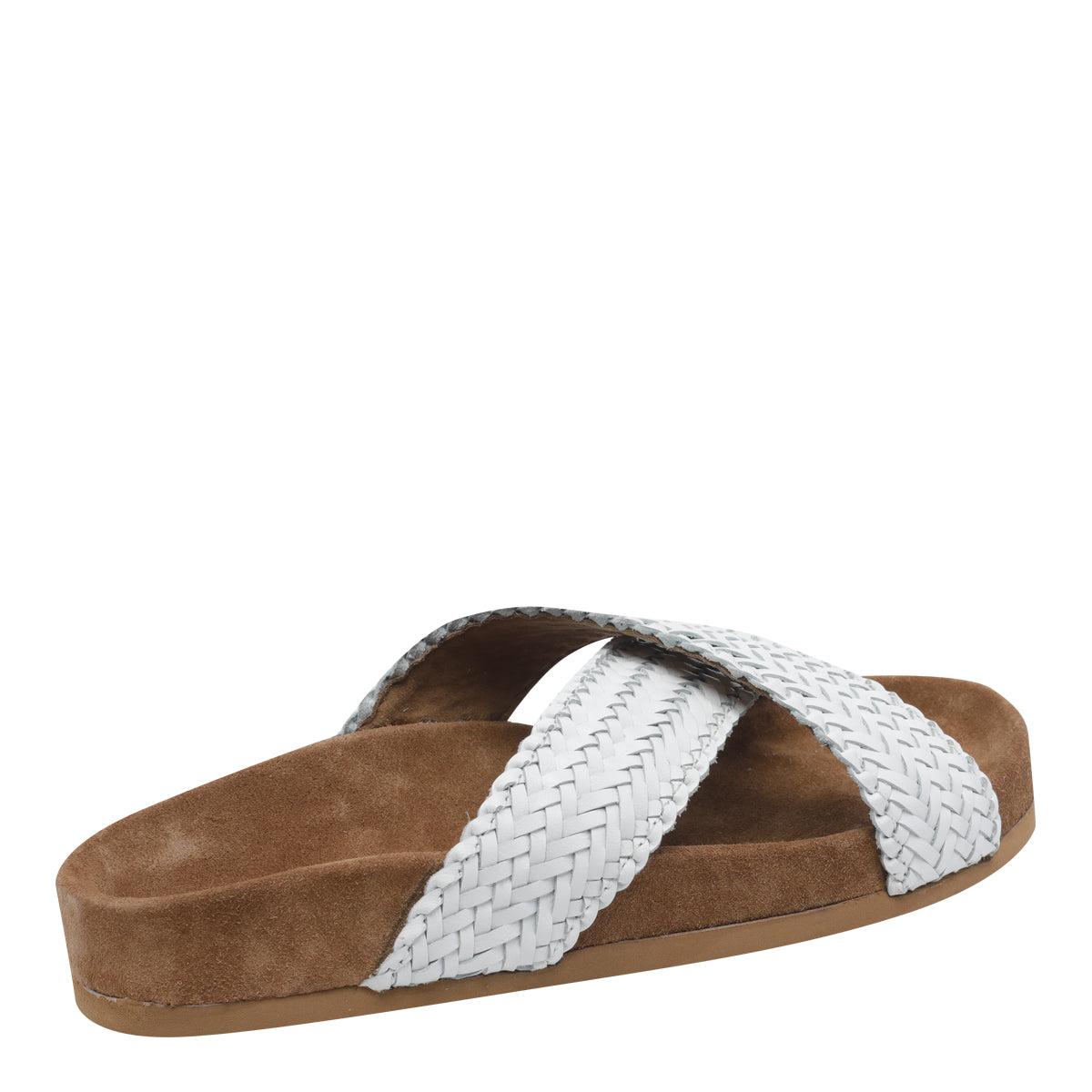 DRAGON DIFFUSION Sandals White Calf Leather/rubber Sole