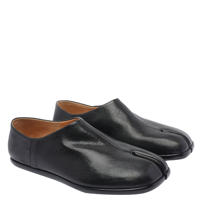 Maison Margiela Flat shoes Black Calf Leather/leather Sole