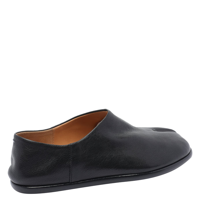 Maison Margiela Flat shoes Black Calf Leather/leather Sole