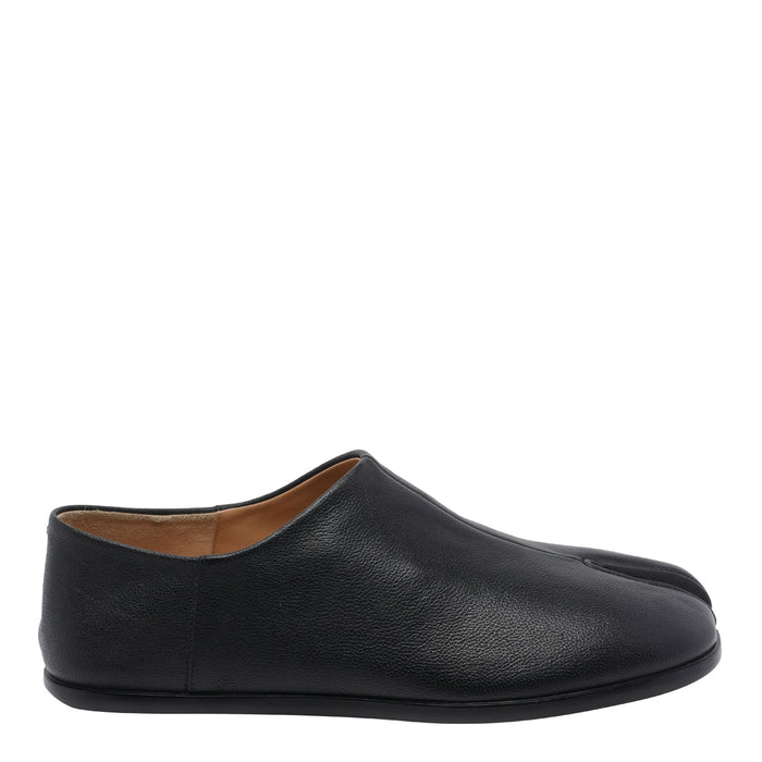 Maison Margiela Flat shoes Black Calf Leather/leather Sole