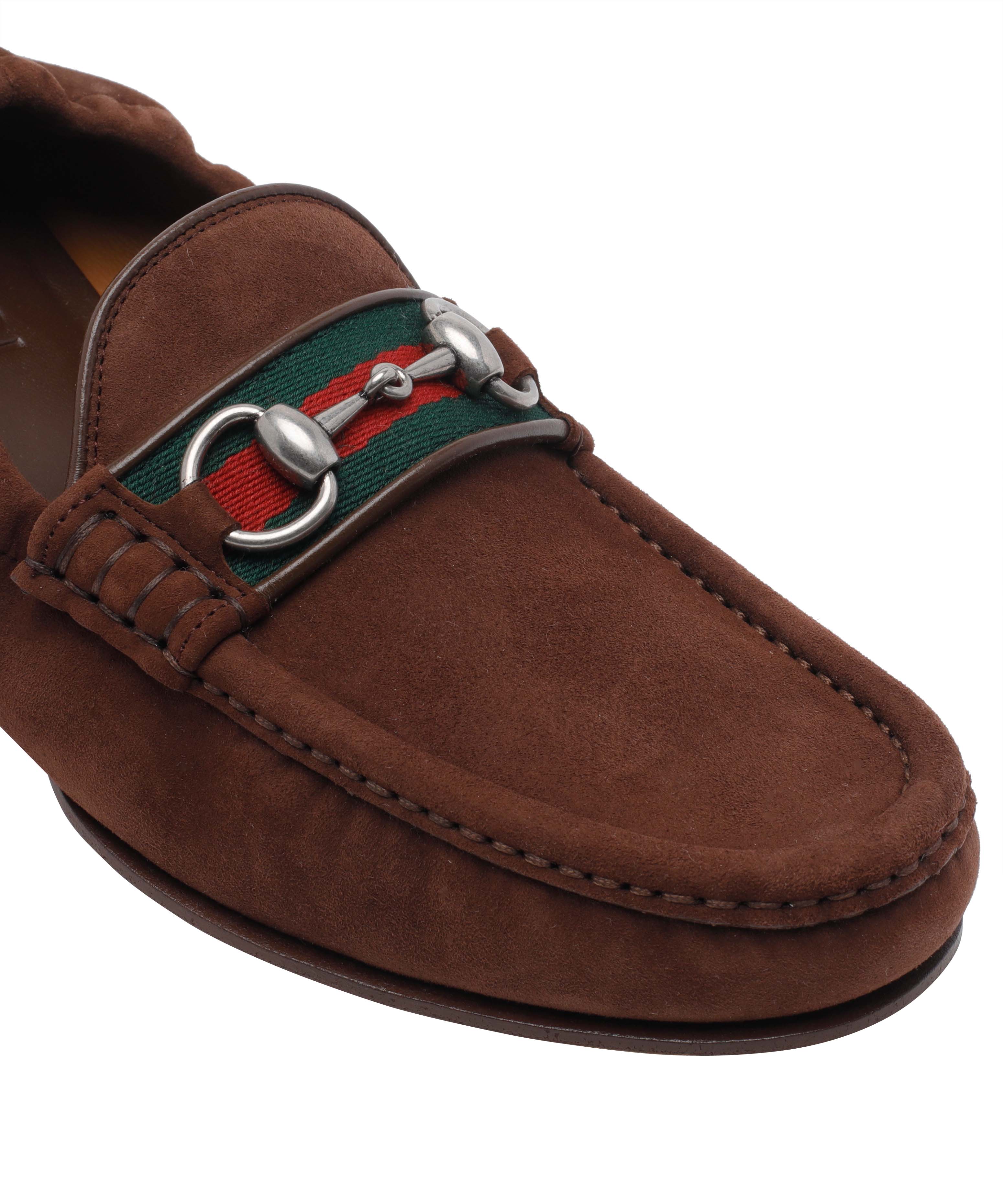 Gucci Flat shoes Brown Suede / Rubber Sole