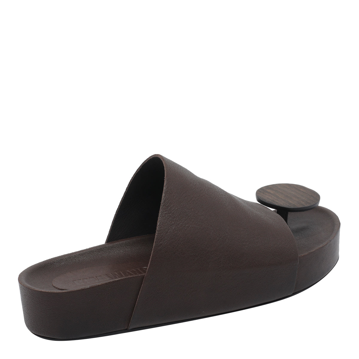 Uma Wang Sandals Brown Calf Leather/rubber Sole
