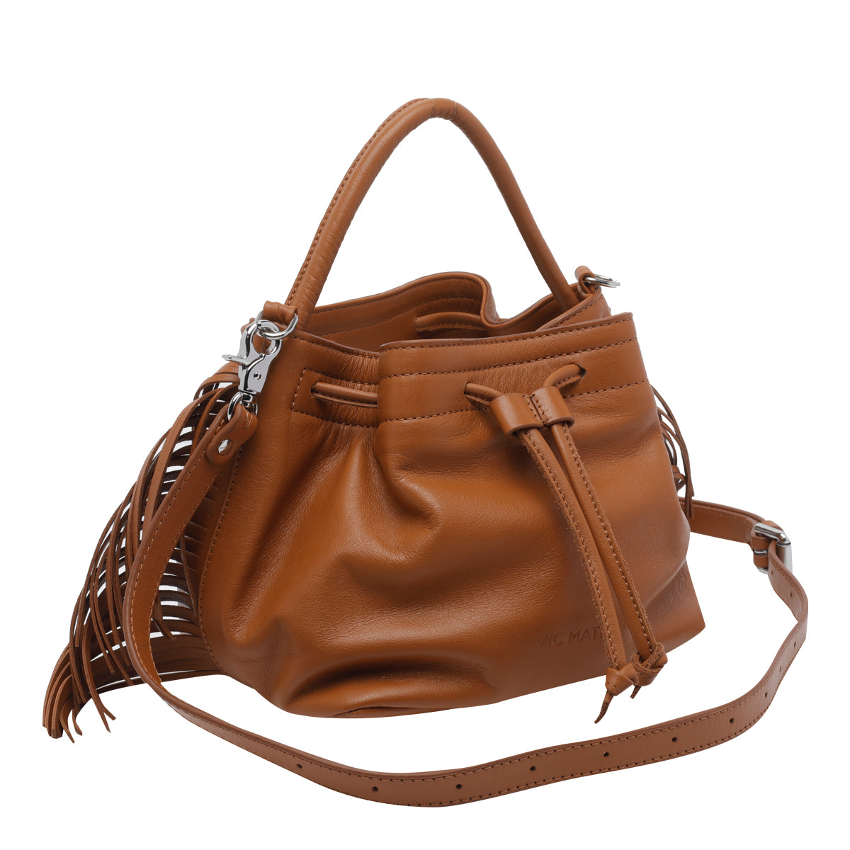 Vic Matie Bags Brown Calf Leather