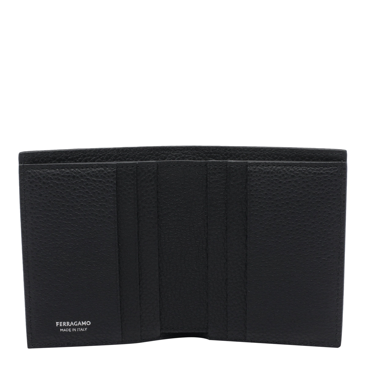 Ferragamo Wallets Black Calf Leather