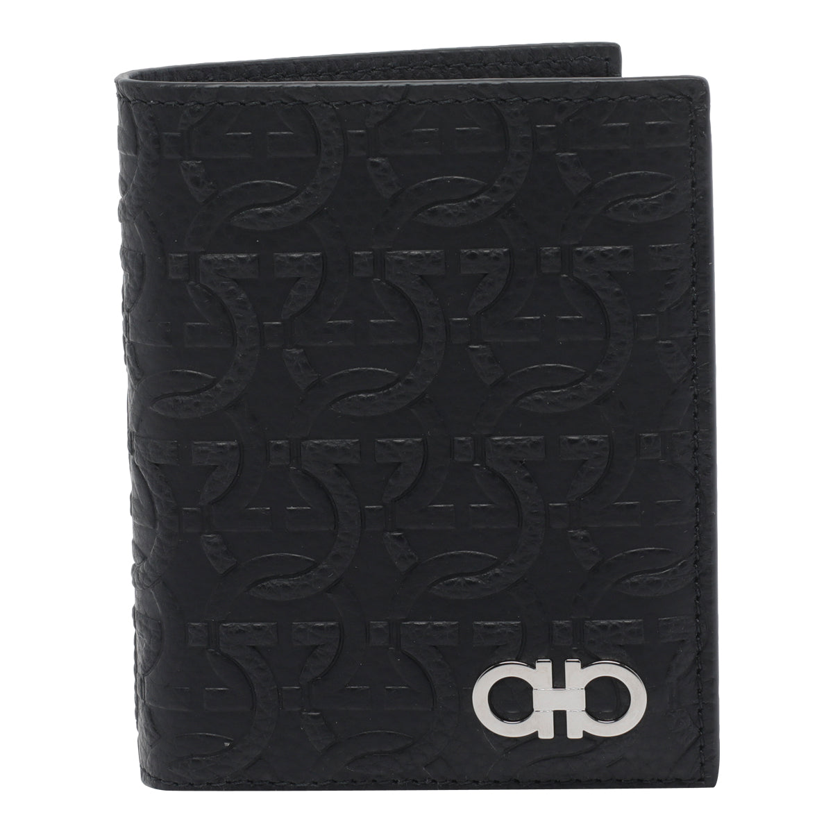 Ferragamo Wallets Black Calf Leather