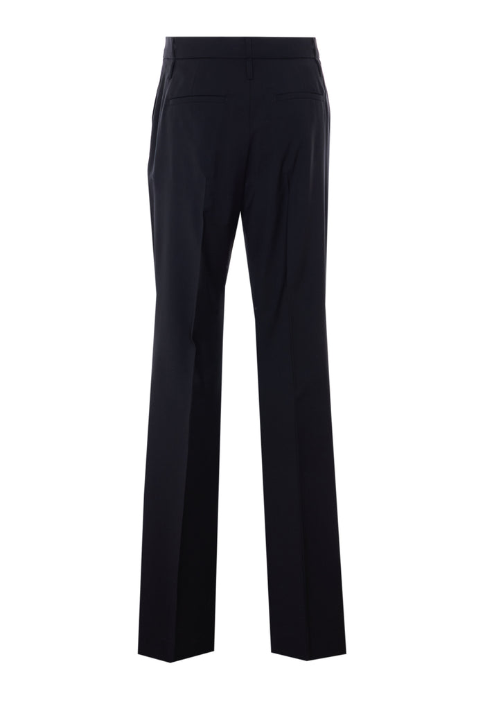 Sportmax Trousers Black Virgin Wool
