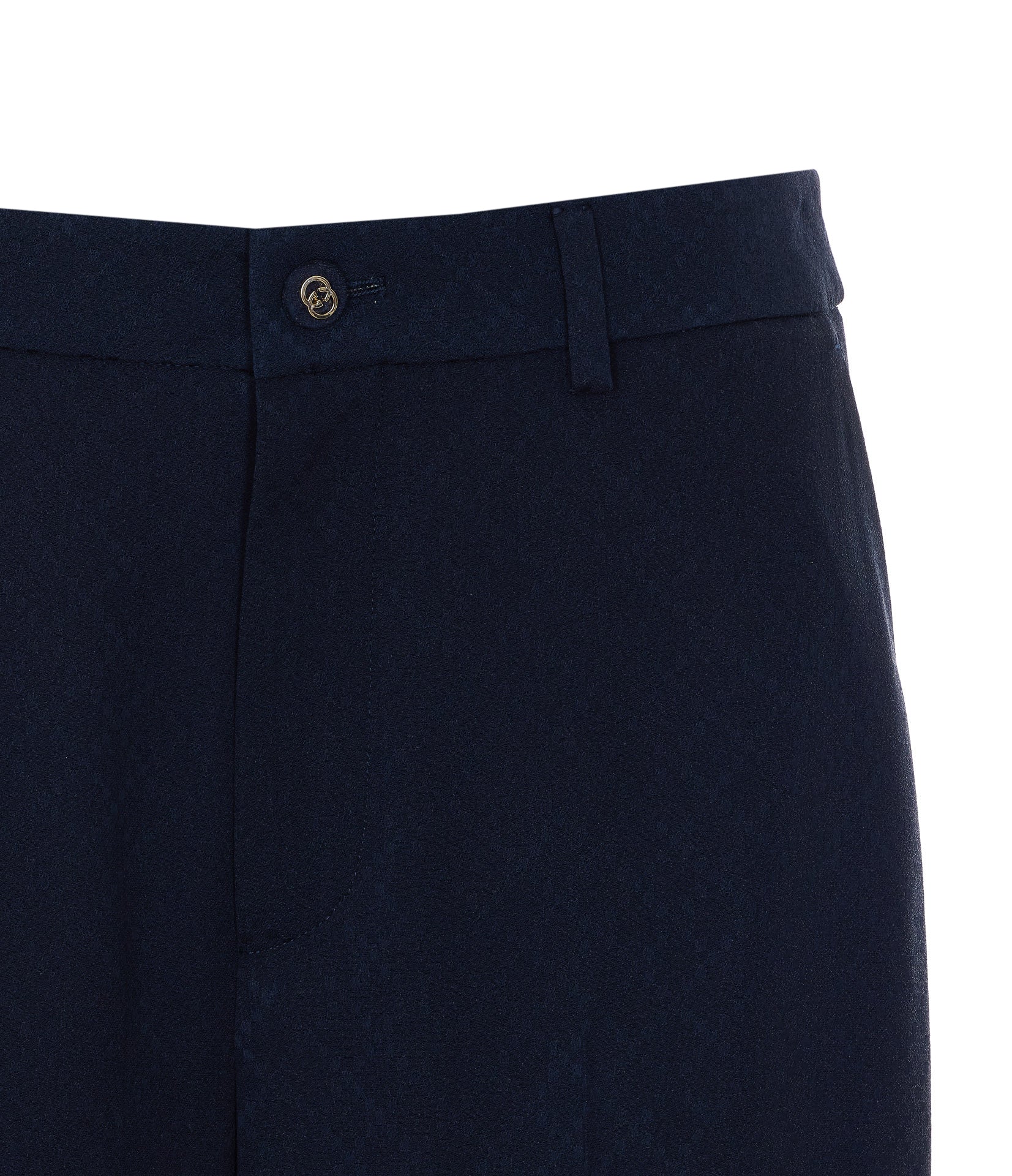 Gucci Trousers Blue Viscose