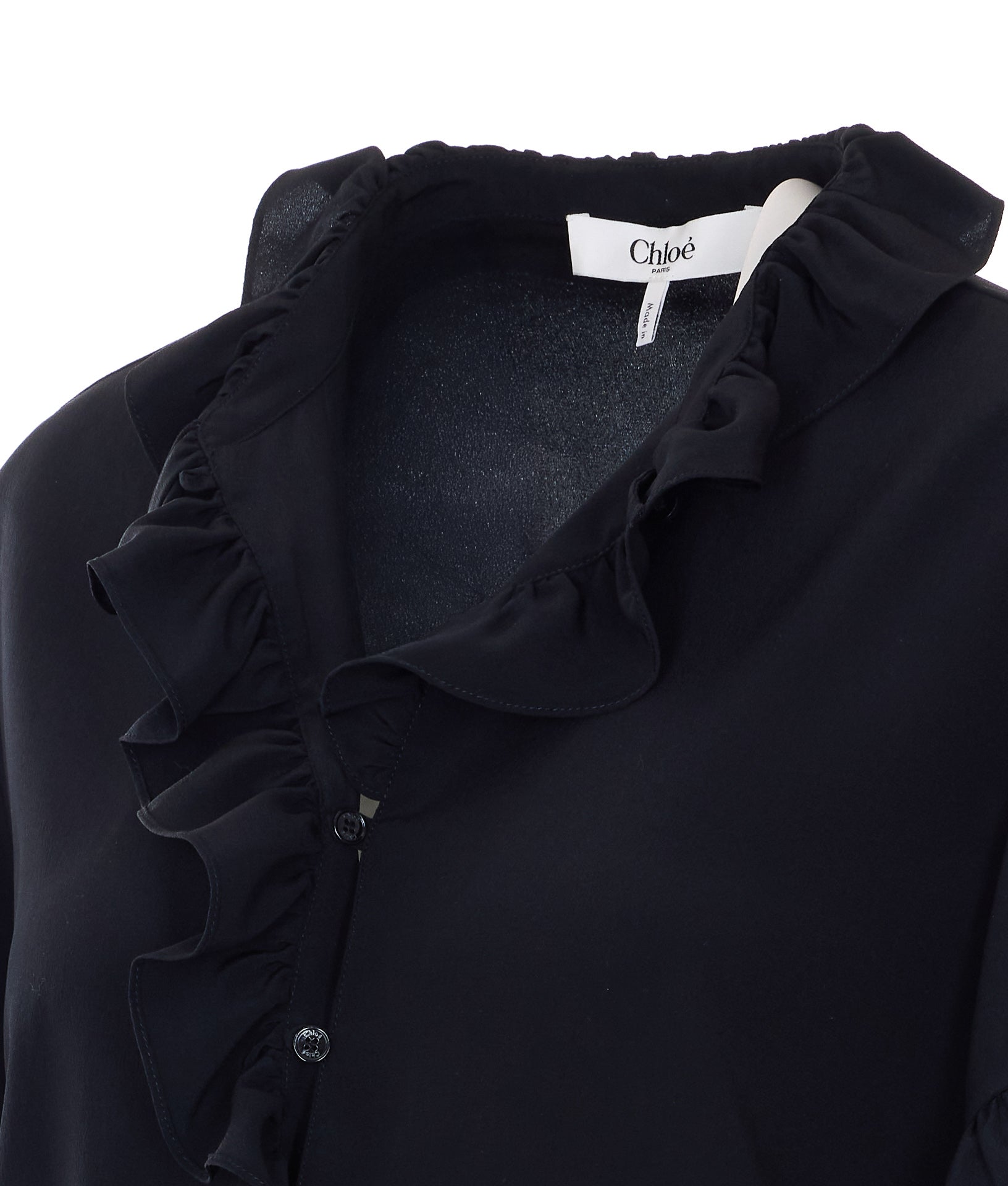 Chloè Shirts Black Silk