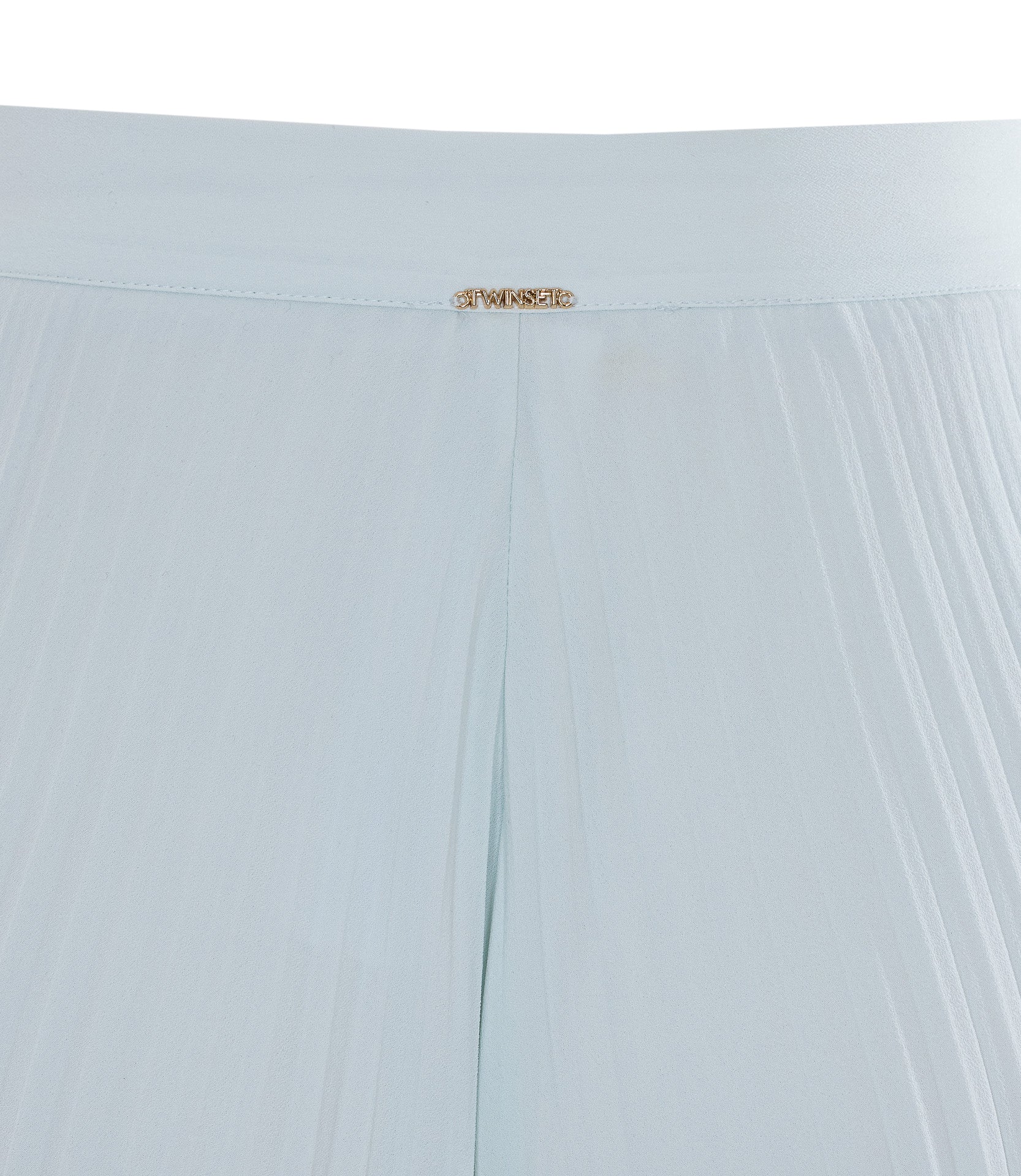 Twin-set Trousers Blue Polyester
