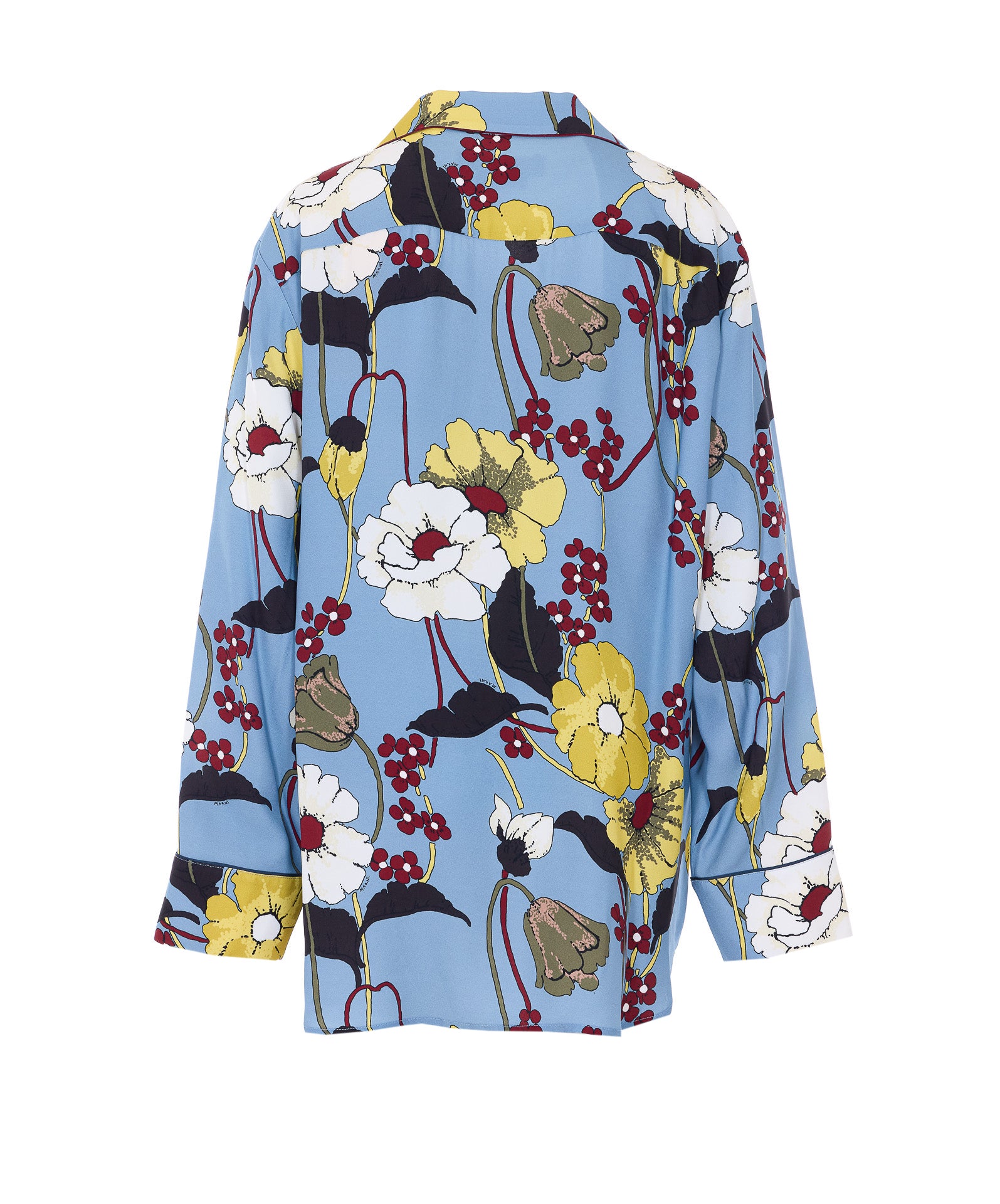 Marni Shirts Blue Viscose