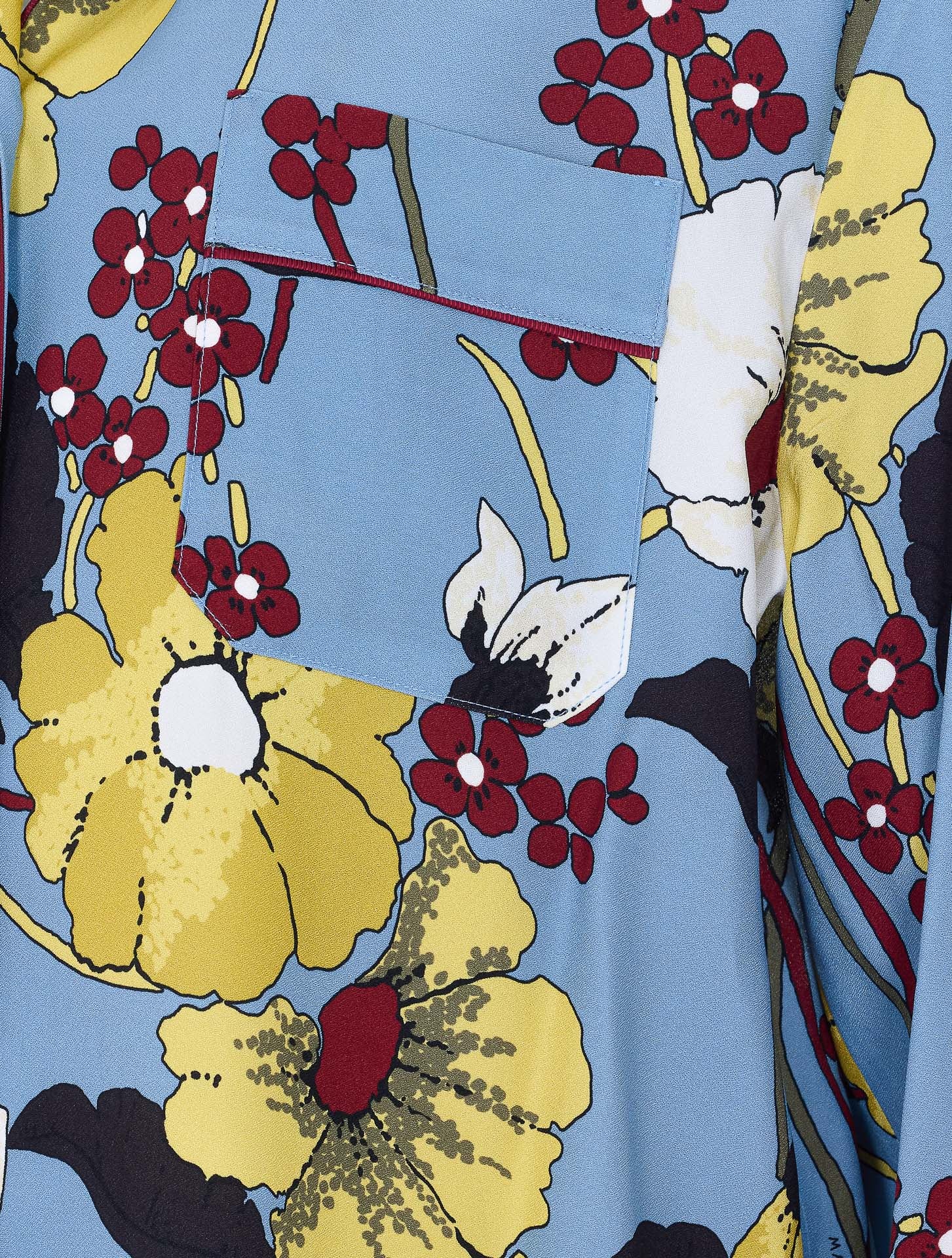 Marni Shirts Blue Viscose