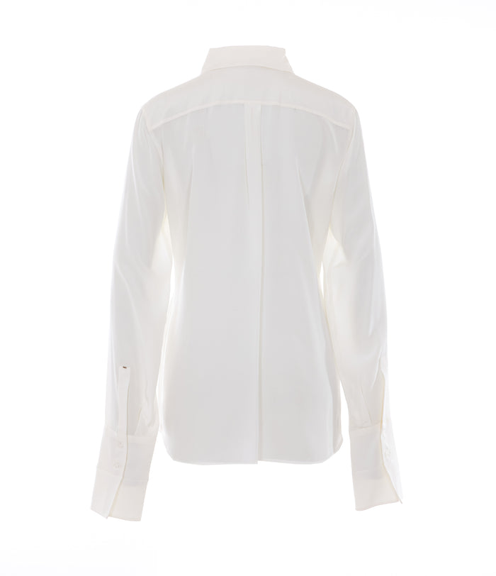 Sportmax Shirts White Silk